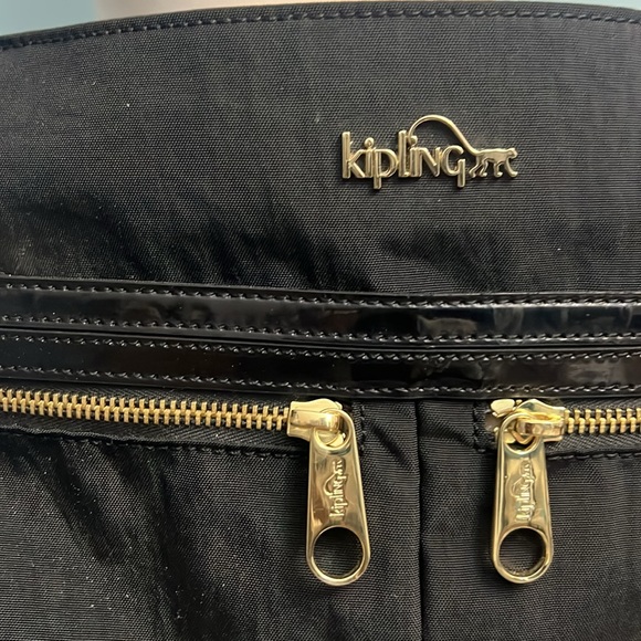 Kipling, black nylon shoulder bag cross body - Picture 4 of 15